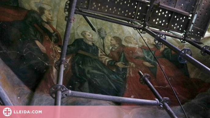 ⏯️ El conjunt mural barroc de Sant Llorenç de Morunys ressuscita dos segles després