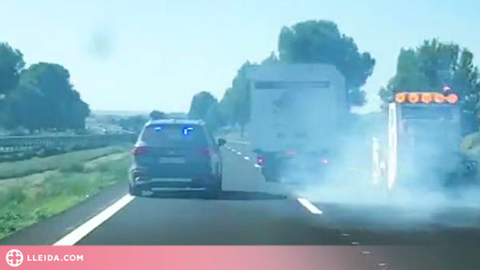 ⏯️ Persecució policial per aturar un conductor drogat i temerari a l'A-2 al Pla d'Urgell