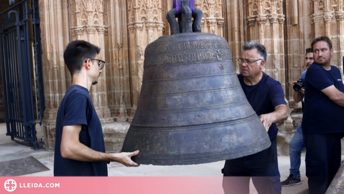 ⏯️ La campana Mònica torna a la Seu Vella completament restaurada