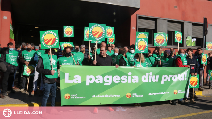 ⏯️ Unió de Pagesos aboca fems al Departament d'Acció Climàtica a Lleida