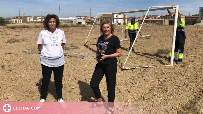 Les Borges comença a construir el nou camp de futbol 7