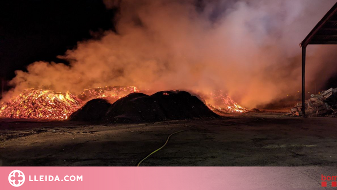 Incendi sense ferits en una empresa de Bell-lloc d'Urgell