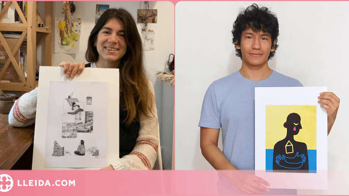Eugènia Gonzàlez i Cèsar Rodríguez guanyen el primer Premi d'Il·lustració del Segrià