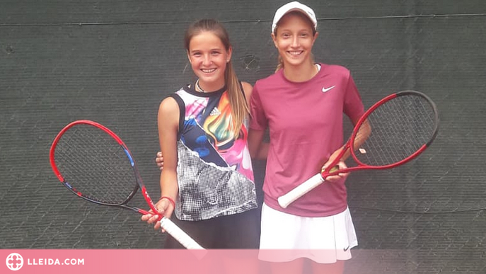 Les lleidatanes Maria Pardo i Cèlia Torrelles, a la final de dobles de l’ITF Junior