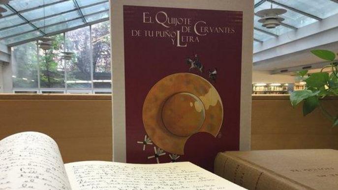 La UdL fa una copia manuscrita d' 'El Quixot' on hi han participat més de 350 persones