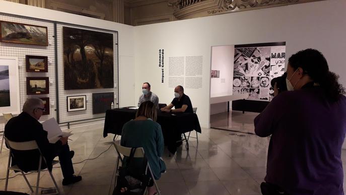 Miguel Gallardo dona una part de la seva obra al Museu d'Art Jaume Morera