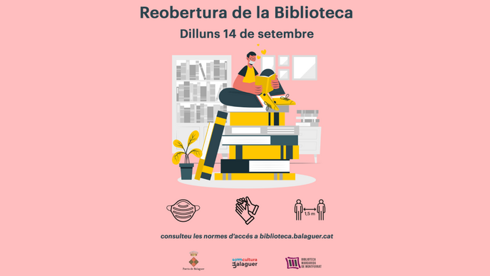La Biblioteca de Balaguer ja té data per reobrir al públic