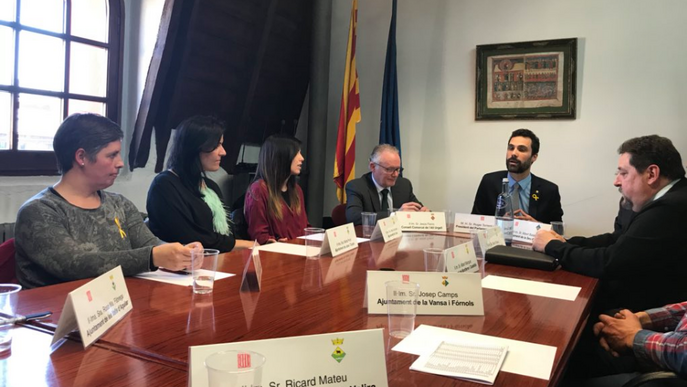 L’Alt Urgell exigeix davant el president del Parlament invertir en línies elèctriques