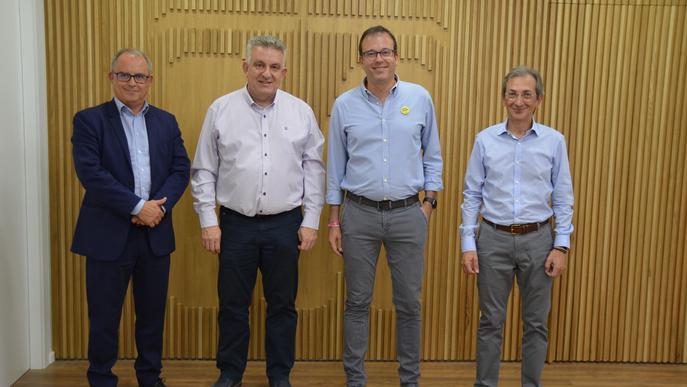 El president de la Cambra de Lleida i l'alcalde de Mollerussa es reuneixen per establir estratègies