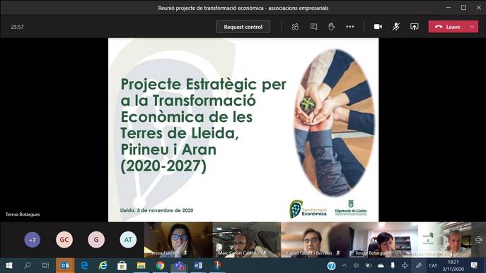 La Diputació de Lleida programa una formació per a tècnics locals i comarcal en el marc d'estratègies i transformació del territori