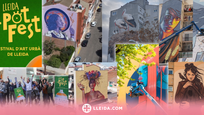 ⏯ El Lleida_potFest omple d'art urbà la ciutat