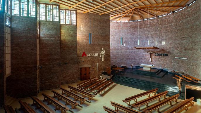 El Claver rehabilita la seva església, un dels pocs edificis del moviment modern catalogat a Lleida
