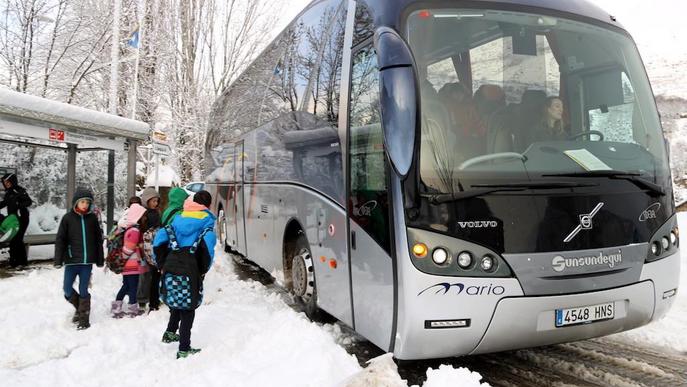 L'ús del transport escolar a l'Alt Pirineu i Aran, insignificant en el retorn a les aules