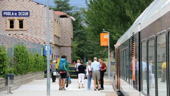 La línia del tren de Lleida-La Pobla de Segur confia superar els 250.000 viatgers