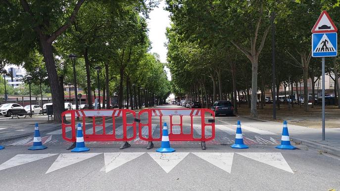 Els talls de carrers dels caps de setmana a Lleida s’iniciaran demà amb motiu de la Diada
