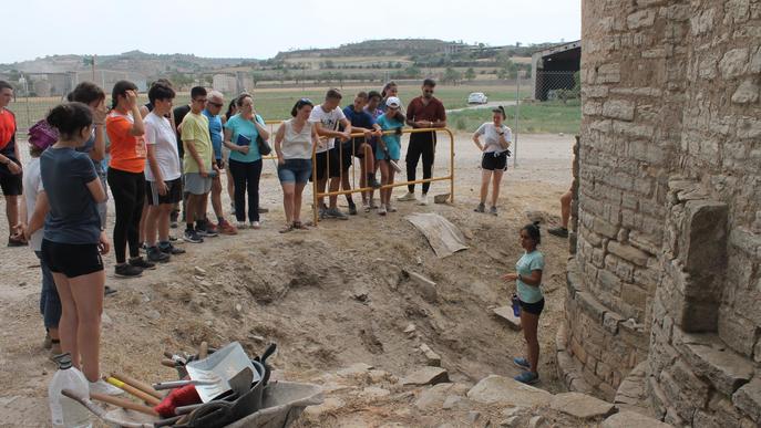 Cervera reprèn les excavacions arqueològiques a Sant Pere el Gros amb el camp de treball de Joventut