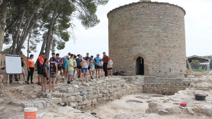 Cervera reprèn les excavacions arqueològiques a Sant Pere el Gros amb el camp de treball de Joventut