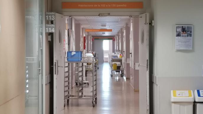 Pugen a 134 els pacients ingressats per covid-19 a la Regió Sanitària de Lleida