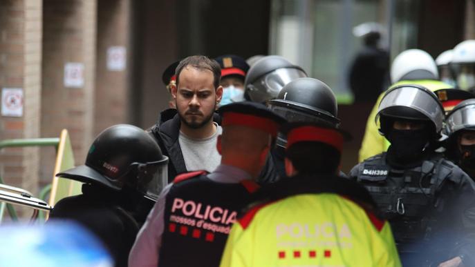 ⏯️ Detingut Pablo Hasél a la Universitat de Lleida