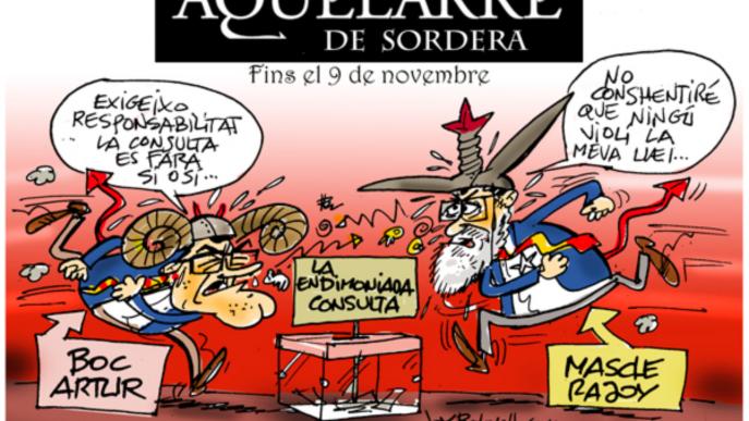 El Mascle Rajoy i el Boc Artur protagonistes de l'Aquelarre de "Sordera" 2014