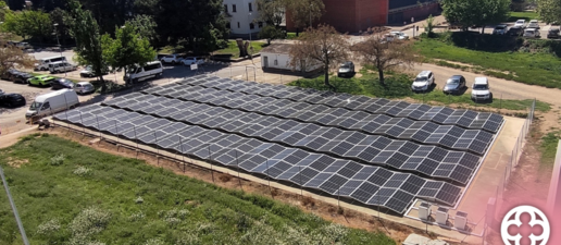 La UdL posa en marxa la primera instal·lació fotovoltaica amb doble orientació est-oest