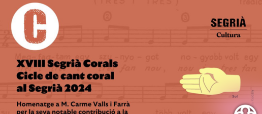 La XVIII edició del cicle Segrià Corals rendeix homenatge a M. Carme Valls, cofundadora de la coral Shalom