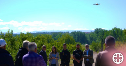 Dos drons reforcen la seguretat a l’Horta de Lleida