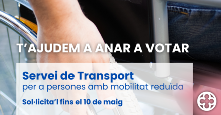 La Paeria de Lleida habilita el servei de transport per desplaçar persones amb mobilitat reduïda als col·legis electorals