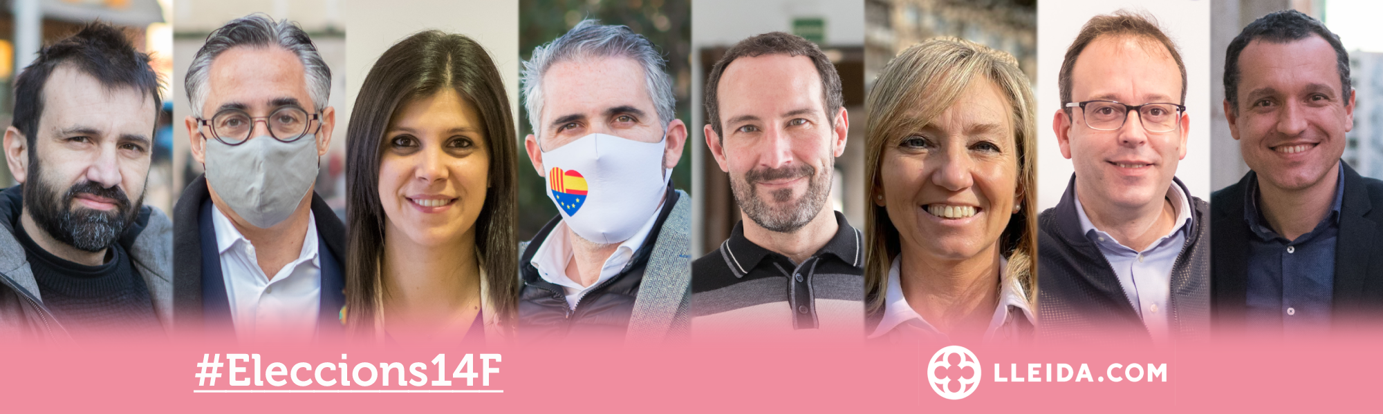 Capçalera panoràmica candidats Eleccions 14-F