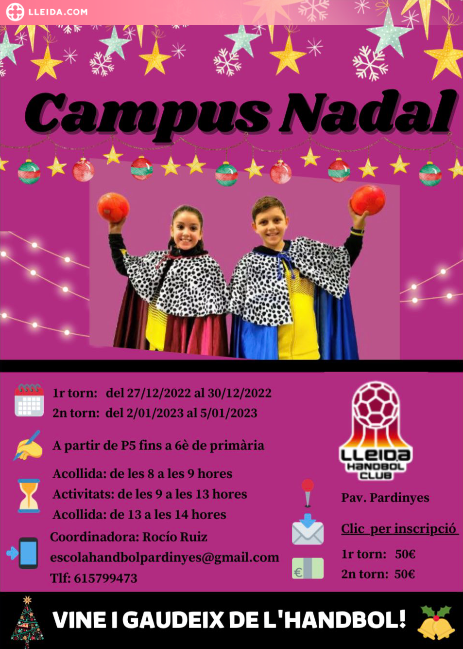 LLEIDA.COM - Campus de Nadal Lleida Handbol Club