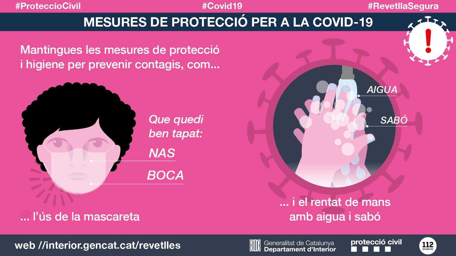 Revetlla de Sant Joan - Mesures de protecció per a la covid-19