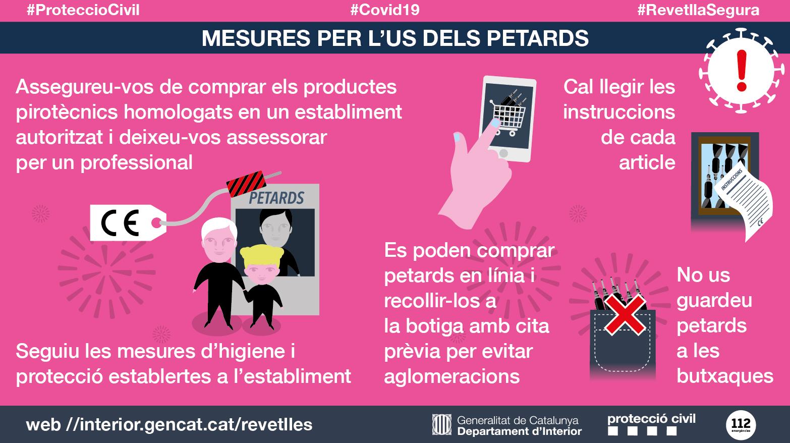 Revetlla de Sant Joan - Mesures per l'ús dels petards