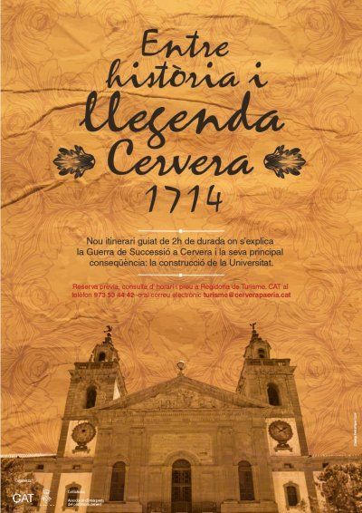 ENTRE HISTORIA I LLEGENDA, CERVERA 1714