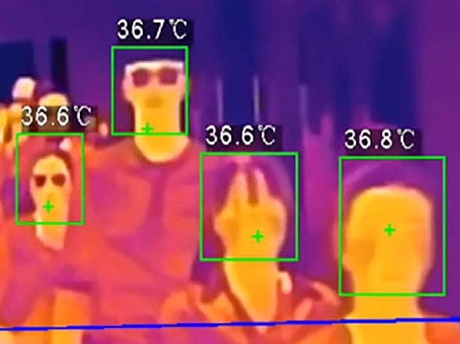 Control de temperatura i/o mascareta