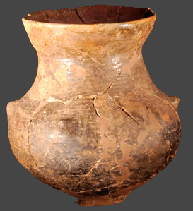 Urna funerària de la necròpoli de Pedrós