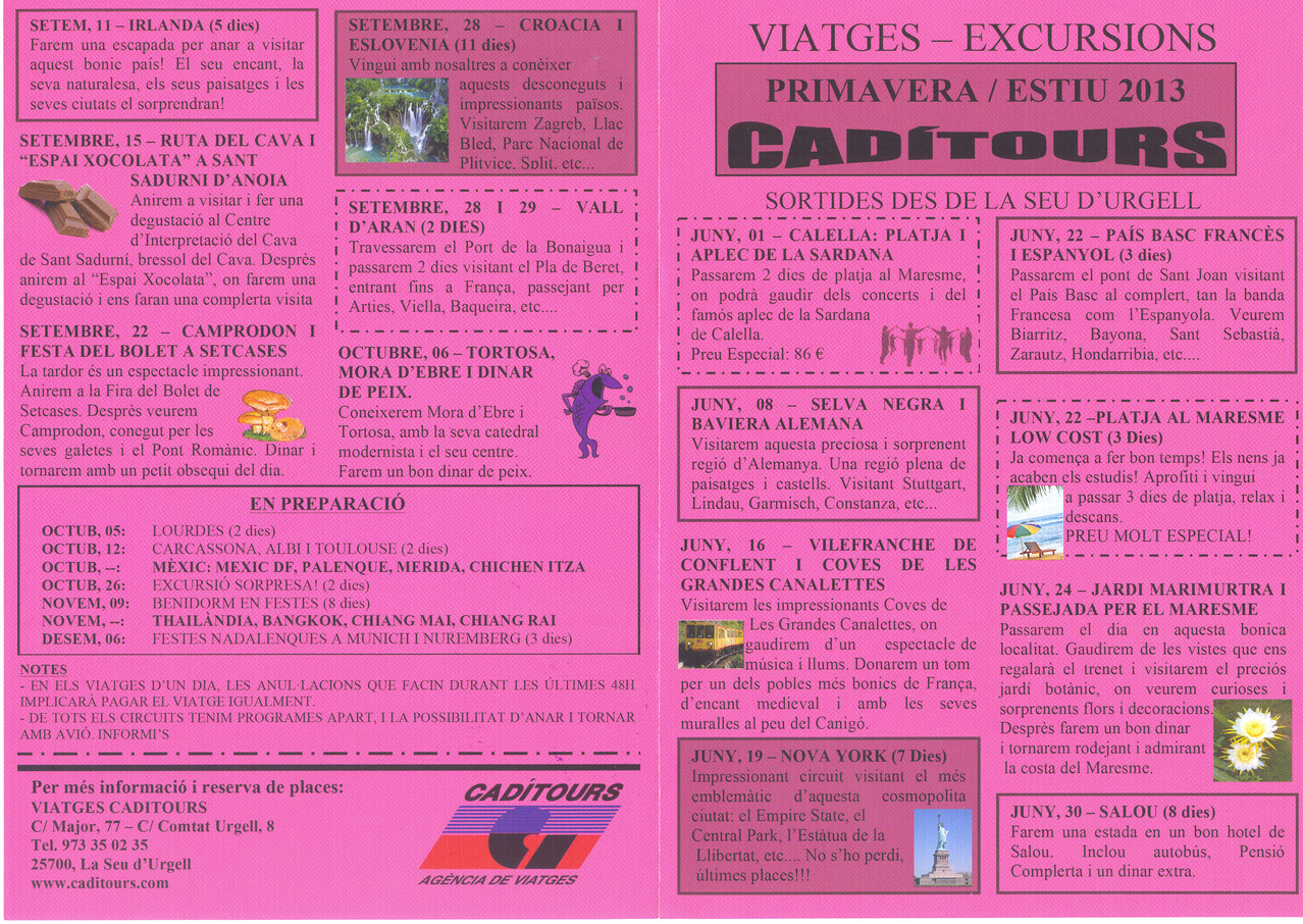 PROGRAMA 2013