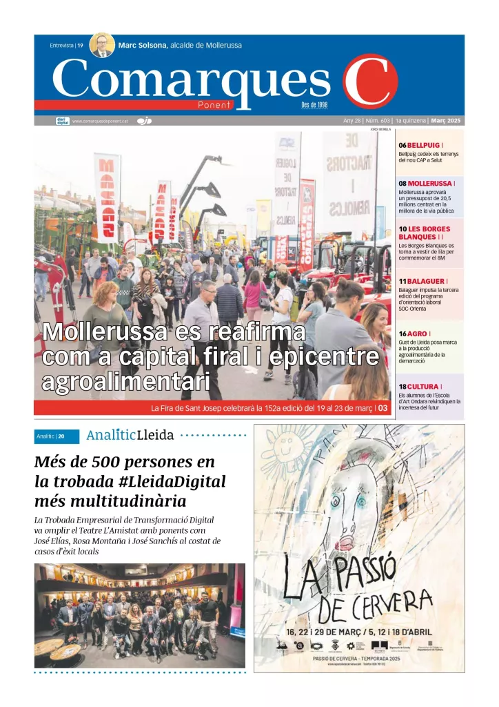 Portada de Comarques de Ponent 603