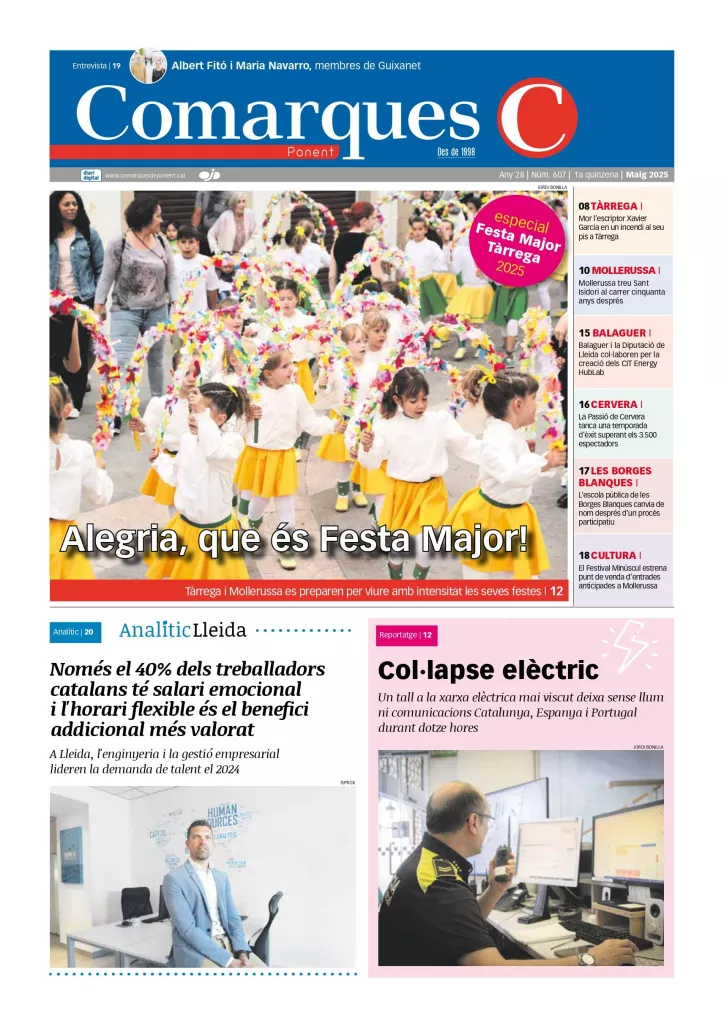 Portada de Comarques de Ponent 607