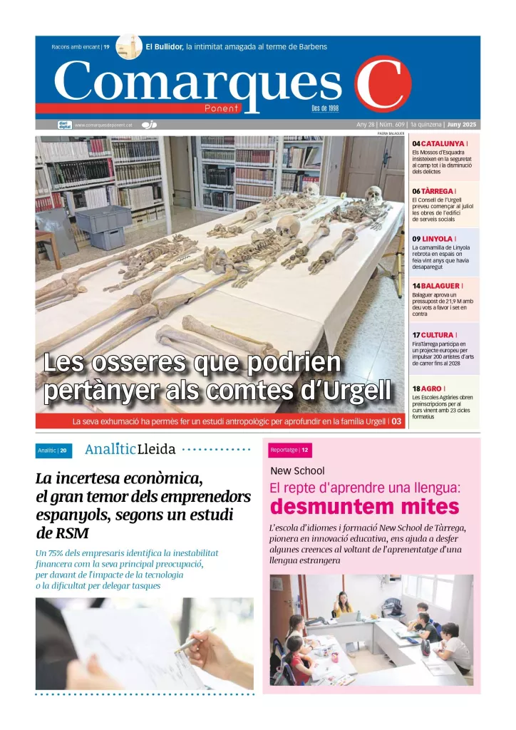 Portada de Comarques de Ponent 609