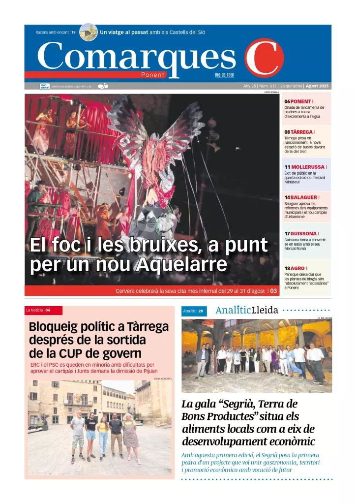Portada de Comarques de Ponent 613