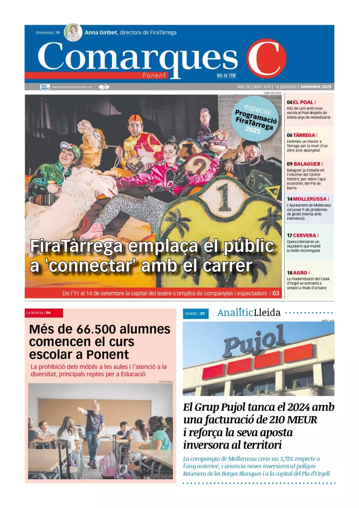 Portada de Comarques de Ponent 614