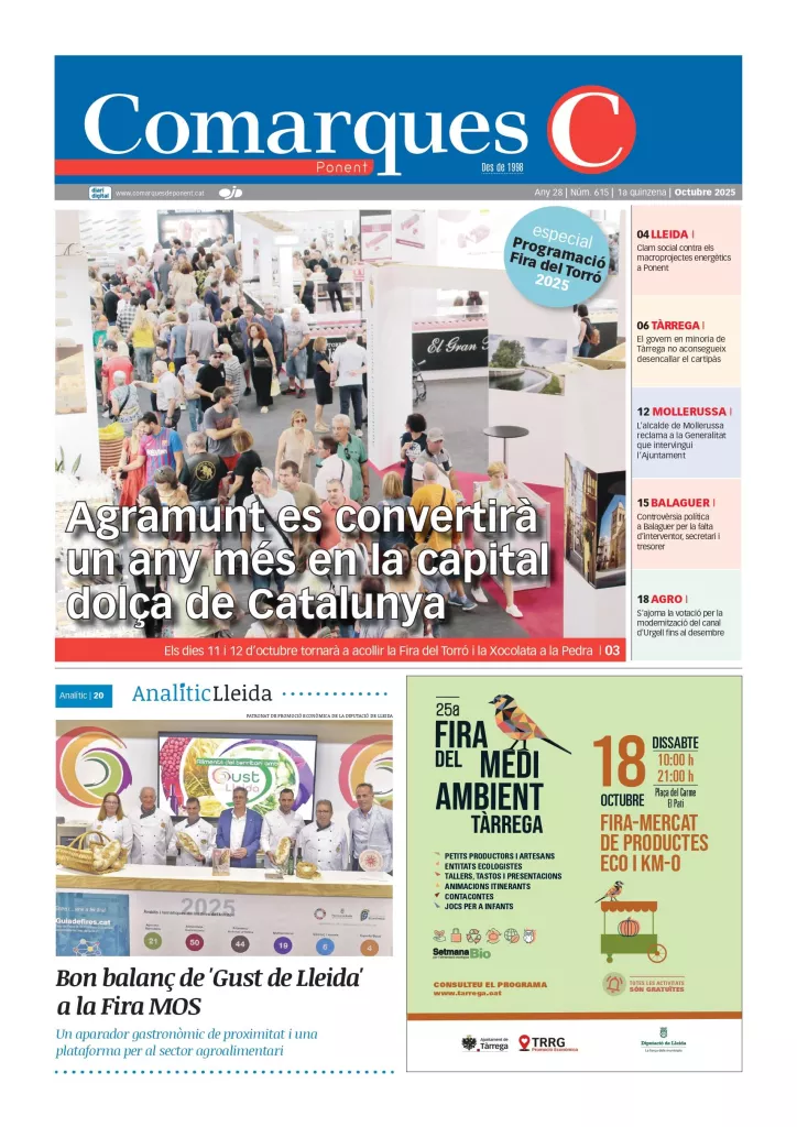 Portada de Comarques de Ponent 615
