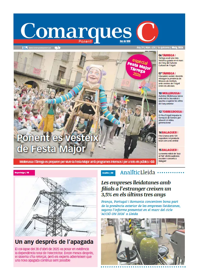 Portada de Comarques de Ponent 624