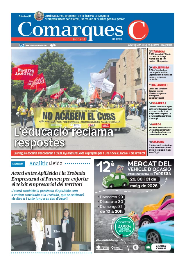 Portada de Comarques de Ponent 625