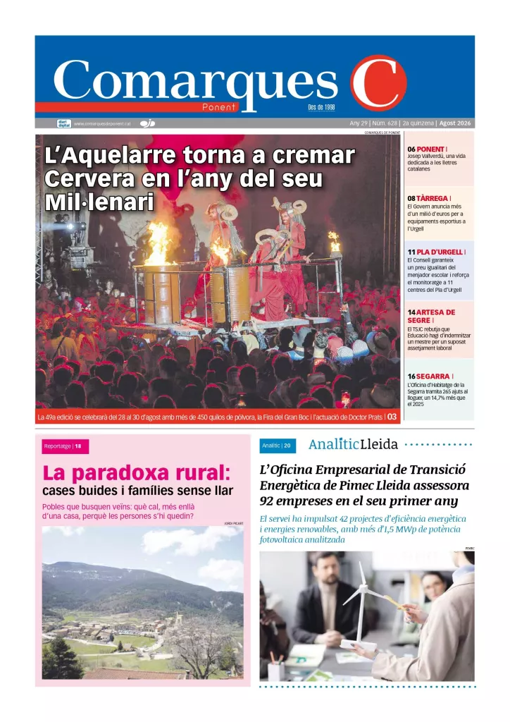 Portada de Comarques de Ponent 628