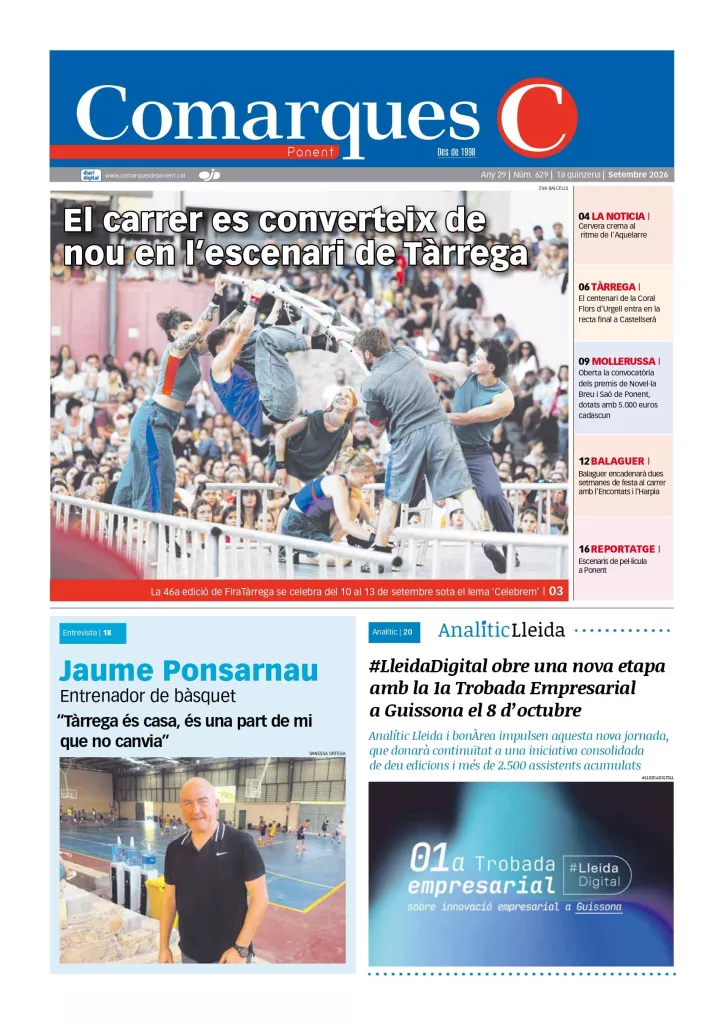 Portada de Comarques de Ponent 629