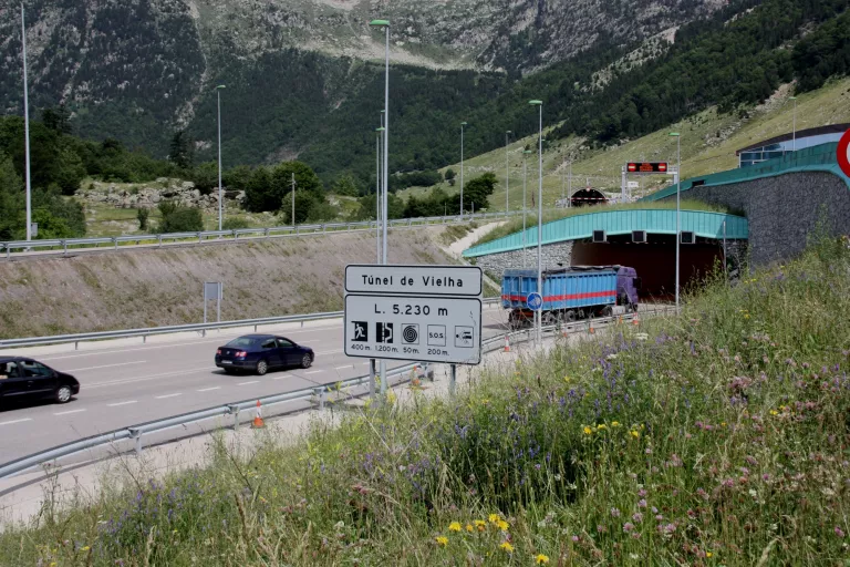 El túnel de Vielha (N-230) tancarà la nit del 27 d’octubre per un simulacre d’incendi