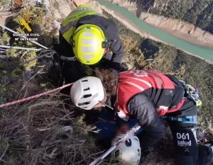 Tres escaladors rescatats al congost de Mont-rebei en dos operatius en menys de 24 hores