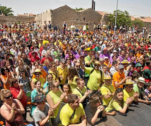 Cervera inicia el 'regnat' d'un any com a Ciutat Gegantera de Catalunya