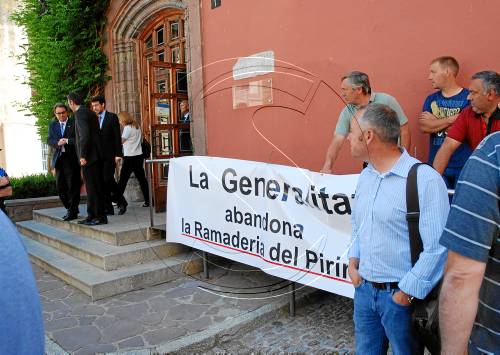 Els ramaders del Pirineu demanen al president canviar el PDR